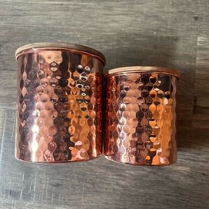 Uncommon James Copper Canister Set